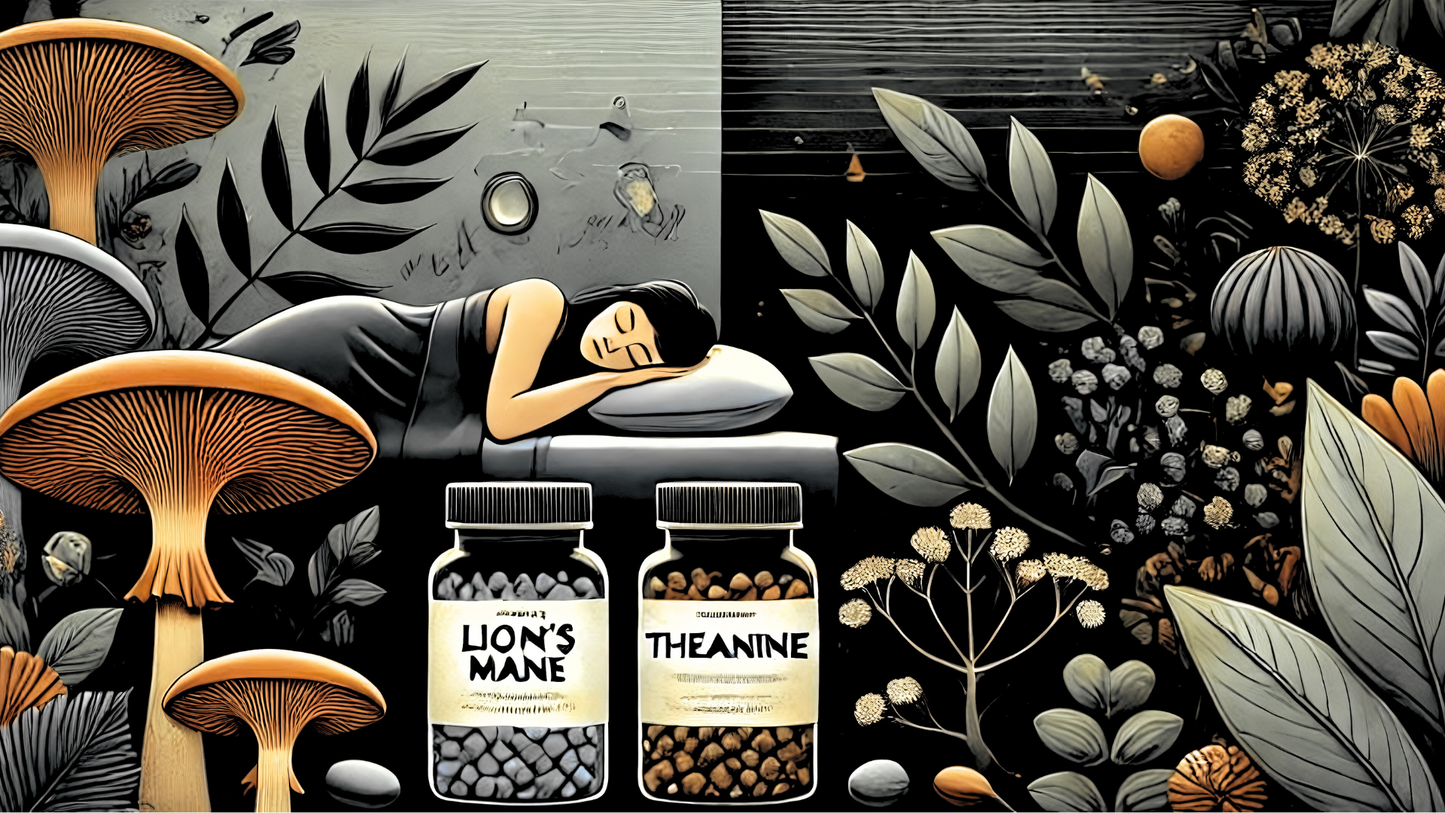 Stress Less, Sleep Better - Benefits of Lion’s Mane and Theanine Combo